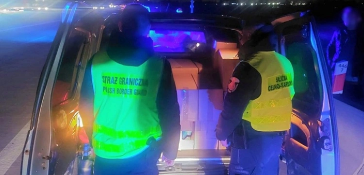 Zatrzymano akcyzowego pasera i nielegalny towar za ćwierć miliona