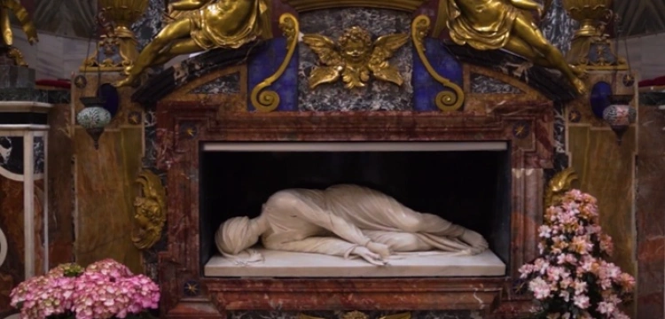 Święta Cecylia szczególnie czczona na Zatybrzu