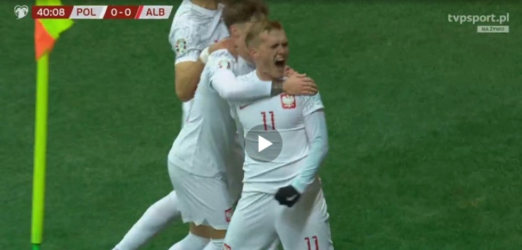 Polska prowadzi z Albanią w Warszawie 1:0