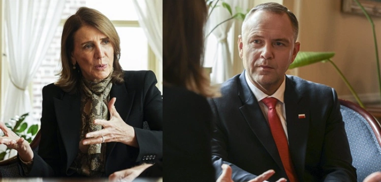 Nowy Jork. Prezydent Nawrocki rozmawia z Ruth Porat z Alphabet/Google o inwestycjach, cyberbezpieczeństwie i AI