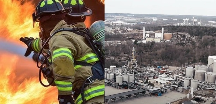 Szwecja. Płonie rafineria pod Sztokholmem