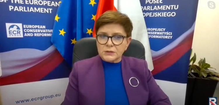 Beata Szydło o działaniach Tuska: Myśli, że wiele środowisk mu na to pozwoli