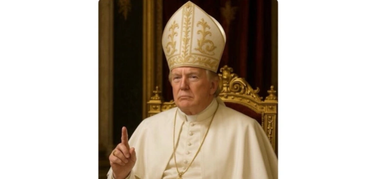 Trump papieżem? Szokująca grafika na stronie Białego Domu