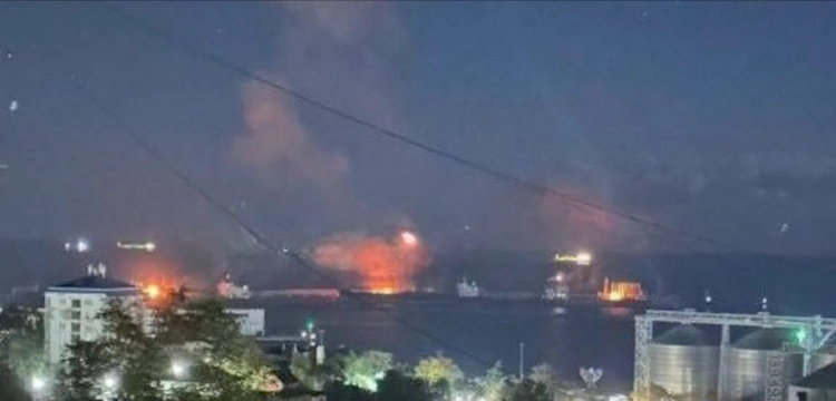 Ukraina atakuje największy rosyjski terminal naftowy na Morzu Czarnym