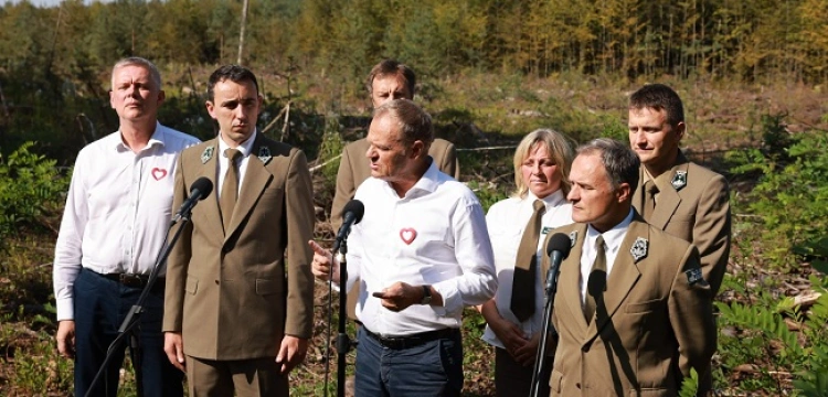 Rzecznik Lasów Państwowych o Tusku: mistrz samozaorania