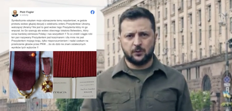 Lista WSTYDU – Piotr Fogler zwraca Złoty Krzyż Zasługi