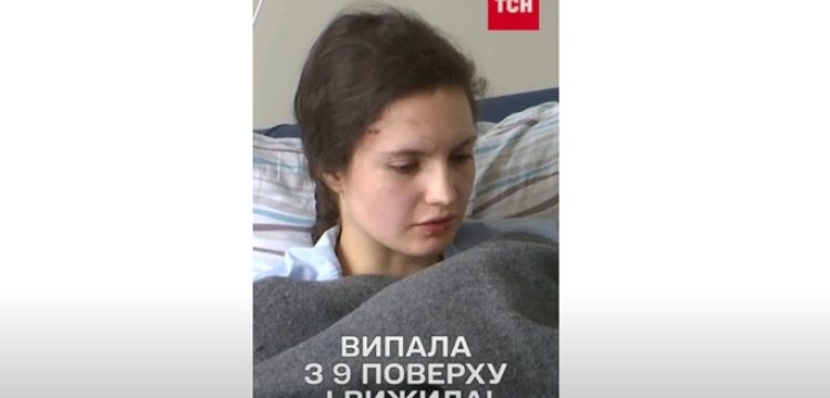 [Wideo] Cudem ocalona. Weronika spadła z dziewiątego piętra w czasie rosyjskiego ataku na Kijów