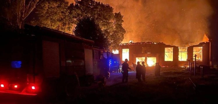 Rosja zbombardowała centrum krwiodawstwa na Ukrainie