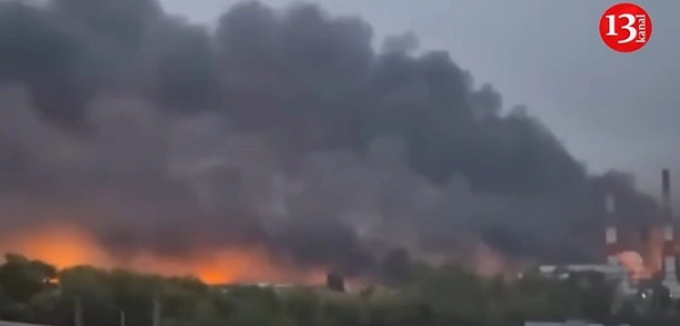 1000 km od linii frontu ukraińskie drony zbombardowały przepompownię [Wideo]