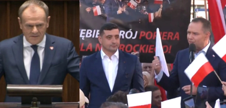 Skandal! Nawrocki spotkał się z Simionem, a Tusk: Rosja się cieszy