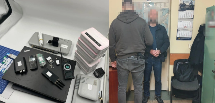 Policjanci zatrzymali trzech Ukraińców. Mieli ze sobą detektor urządzeń szpiegowskich i sprzęt hakerski