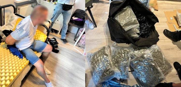 Pseudokibic wpadł z pokaźną ilością narkotyków. Za handel może trafić za kratki na wiele lat