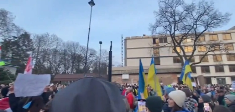 Wiece poparcia dla wolności Ukrainy w całej Polsce