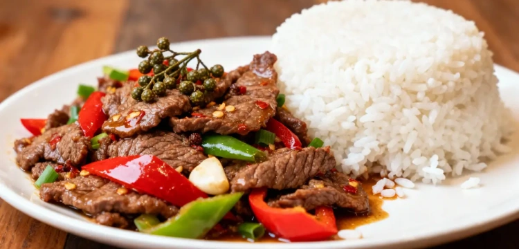Dziś na obiad klasyk z Dalekiego Wschodu – wołowina po syczuańsku