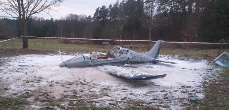 Tragiczny wypadek lotniczy pod Olsztynem