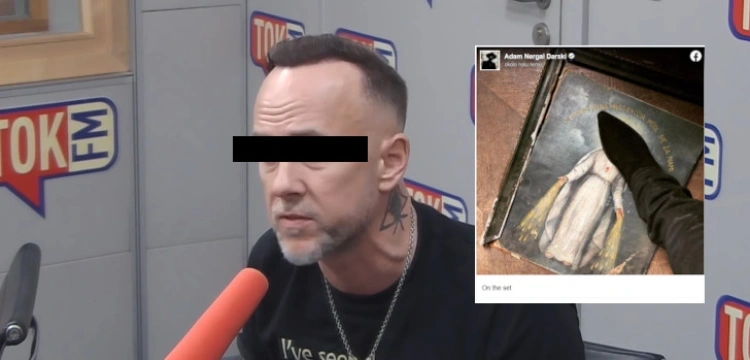 Sprawa zdeptania przez „Nergala” obrazu Matki Boskiej jednak nie została umorzona