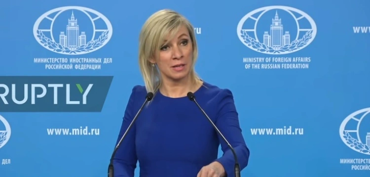 Kompletnie bezsilny wpis Zacharowej w reakcji na wizytę Bidena na Ukrainie