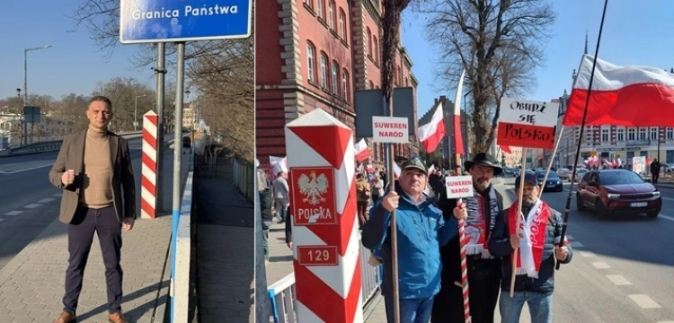 Dość przerzucaniu migrantów! - polski protest w Niemczech