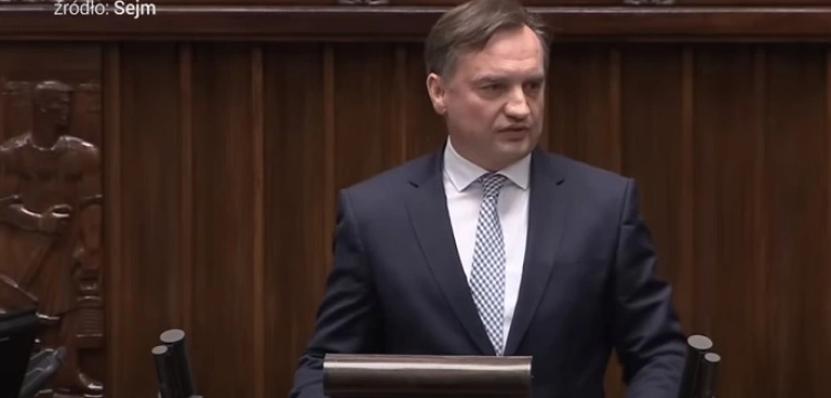 Min. Ziobro mocno odpowiada na groźby Budki [Wideo]