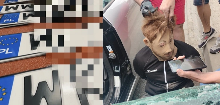 Cela plus! Policjanci nie dali słynnym złodziejom samochodów szans na ucieczkę [Wideo]