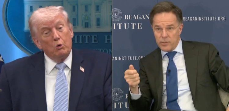 Trump spotkał się z Markiem Rutte. „Bardzo rozczarowujące NATO”