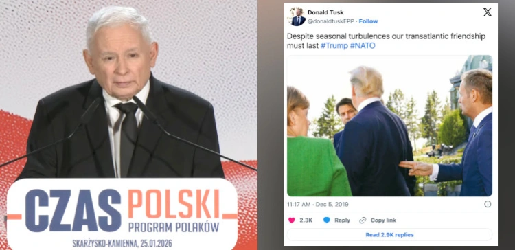 Prezes PiS: Rząd Tuska w 2 lata zniszczył zaufanie w relacjach z USA