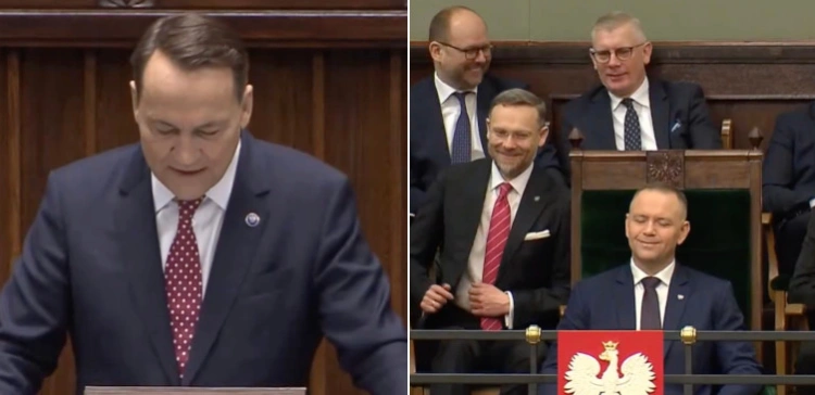 Exposé szefa MSZ. W tym momencie ministrowie nie potrafili powstrzymać śmiechu