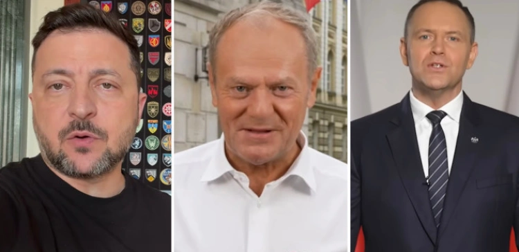 Tusk, w akcie bezradności, apeluje do Nawrockiego i Zełenskiego