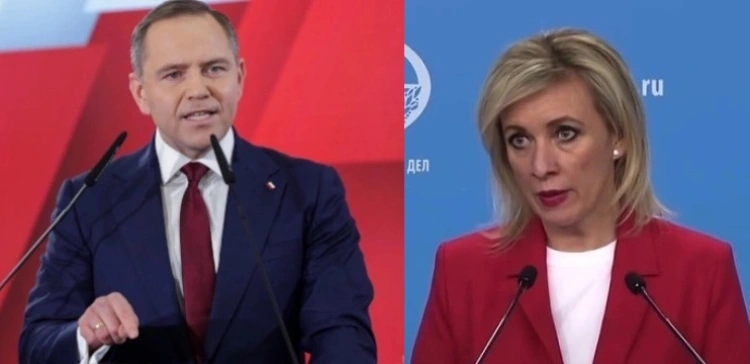 Zacharowa atakuje prezydenta Nawrockiego po przemówieniu w Auschwitz