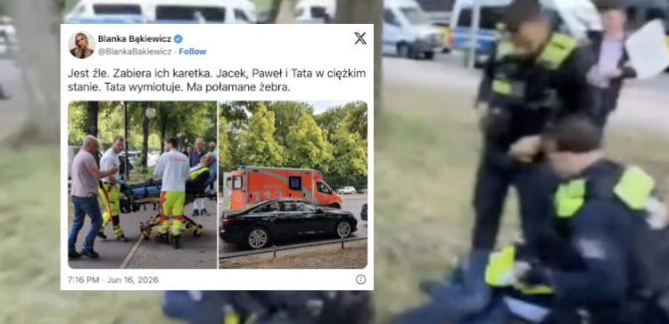 Skandal w Berlinie. Kilku działaczy ROG trafiło do szpitala. „Ma połamane żebra”